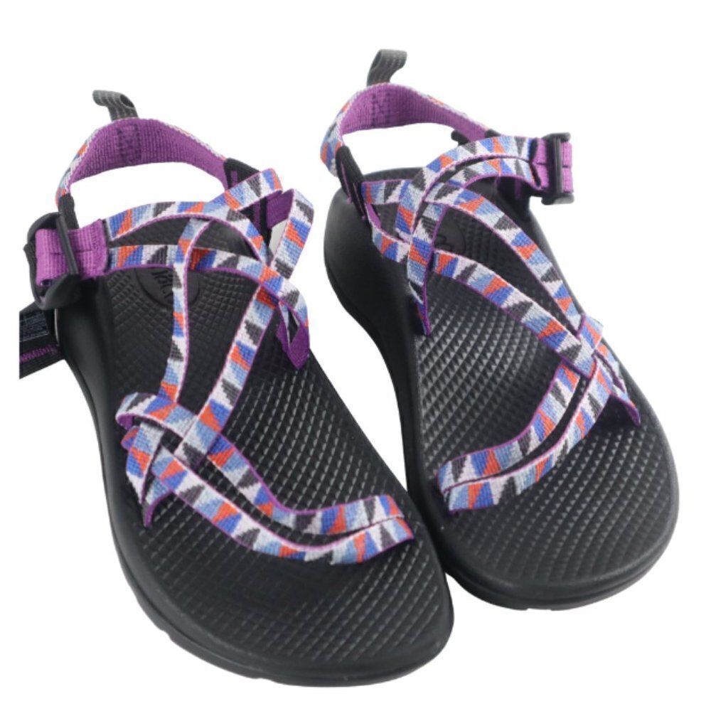 Chaco Girls Size 4 Purple Crisscross ZX1 EcoTread Camper Sandal Outdoor Hiking